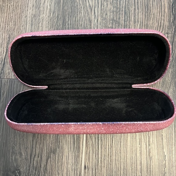 Pink sparkle sunglasses case - Picture 2 of 2